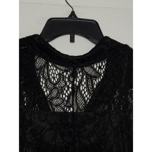 Avenue Women's Sleeveless Plus Top Whimsigoth Lace Witchy Fairy Core Y2K 18/20 - Picture 8 of 10